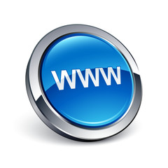 icône bouton internet www
