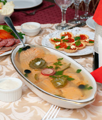 Aspic from salmon © Fanfo