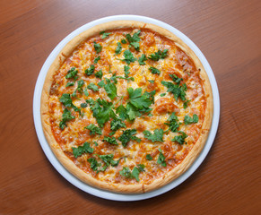 Tasty Italian pizza.