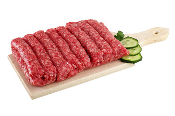 Decorated food - meat, ham, vegetables...