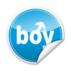 Pegatina boy con reborde