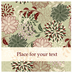 seamless floral background