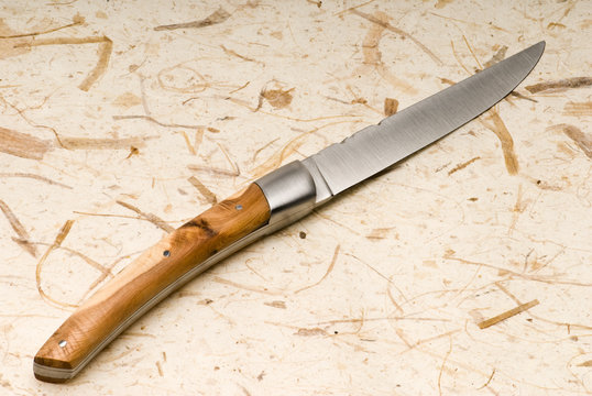 couteau de cuisine manche en bois