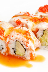 sushi on the plate