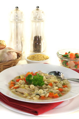 Hühnersuppe
