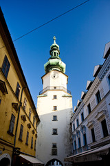 Fototapeta na wymiar Michael Gate, Bratysława, Słowacja