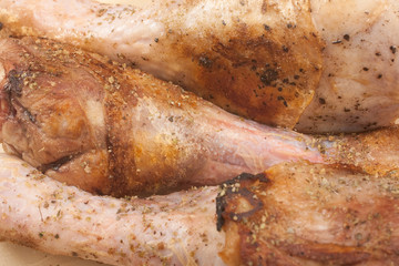 Angebratene Puten Unterkeulen..
