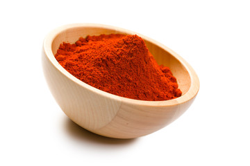 paprika powder in wooden bowl © Jiri Hera