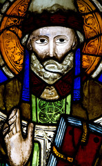 Obraz premium Stained glass window