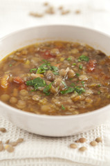 Traditional Bulgarian Lentil Soup