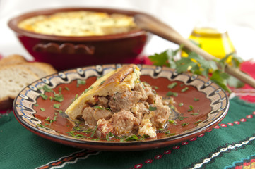 Traditional Bulgarian Yoghurt Gyuvetch