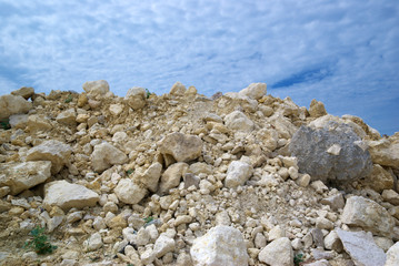 Rocks heap