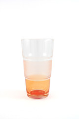 Empty cocktail glass
