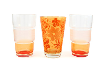 Three cocktail glass