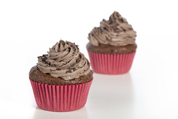 Two Chocolate Cupcakes