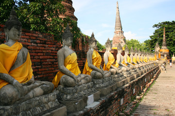 Fototapeta na wymiar Buddha in Thailand.
