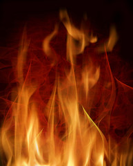 Fototapeta premium abstract background with burning flames