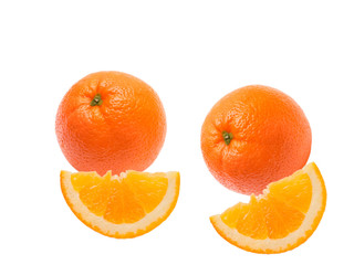 orange isolated on white background