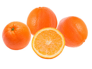 orange isolated on white background