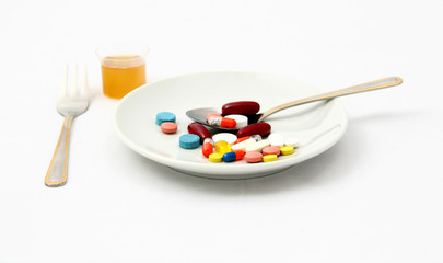 Eating drugs instead of food