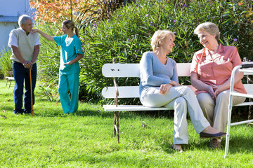 Summertime in the retirement house