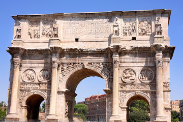Fototapeta na wymiar Arco de Constantino in Rome, Italy