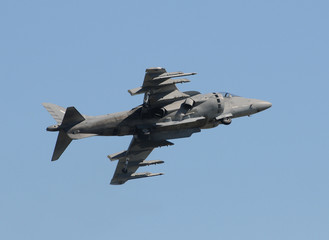 Modern fighter jet
