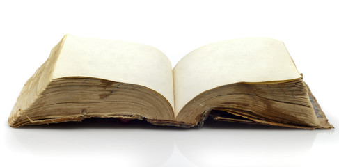Old tattered book
