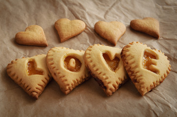 Heart biscuits