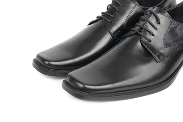 Pair of man's black shoes