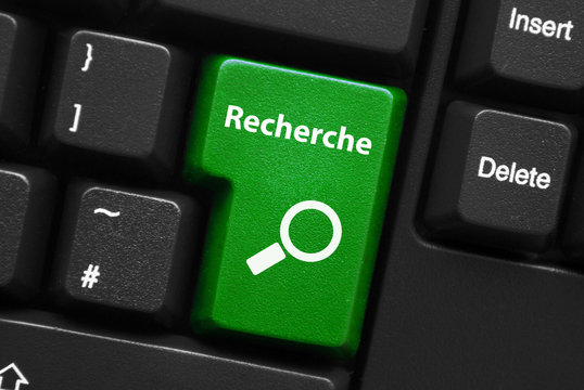 Touche "RECHERCHE" sur Clavier (rechercher internet bouton web)