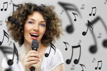 singing girl