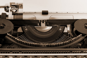 Sepia Typewriter