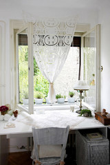 White desk