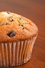Muffin with raisins