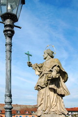Bayern, Würzburg, Alte Mainbrücke,