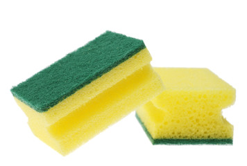 Cleaning sponges shot.
