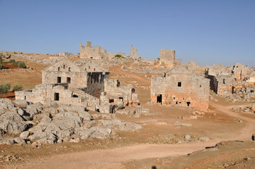 Dead city of Serjilla, Syria