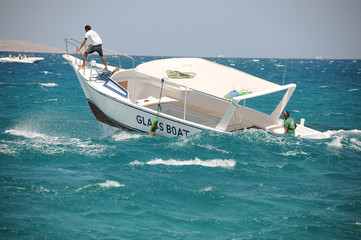 Boat in the sea