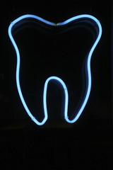 Blue tooth neon signage