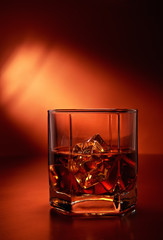 Whiskey with ice