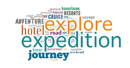 Tagcloud: Travel words