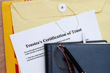 Trust certificate
