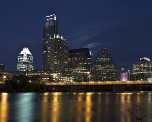Fototapeta na wymiar Austin Texas Skyline