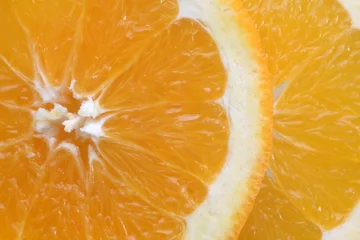 Selbstklebende Fototapeten Frische saftige Orange © zatletic