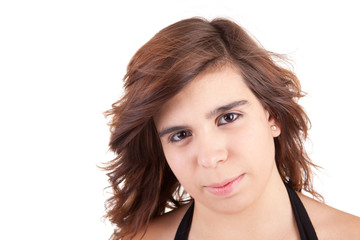 Fototapeta premium Young and beautiful woman portrait