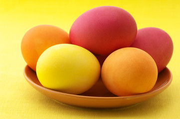 Colorful Easter eggs