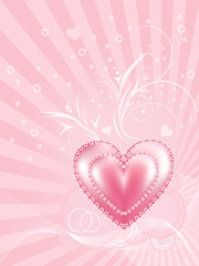 romantic vector background