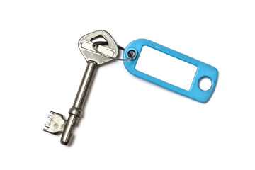 Blank tag and old key