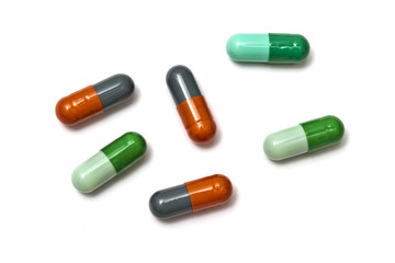 colorful capsules